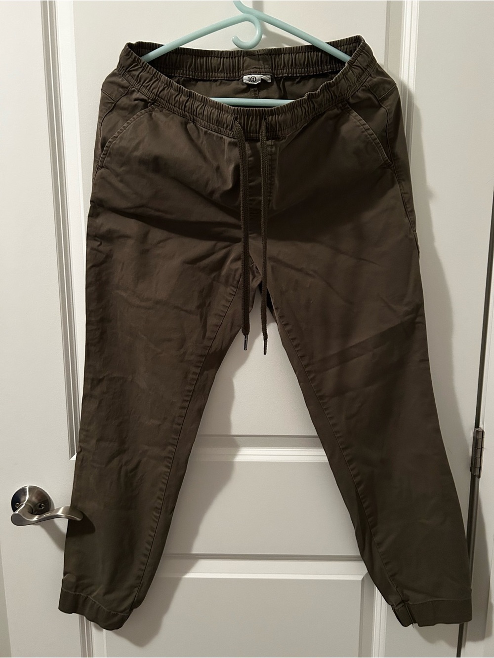 Women’s Olive Drawstring Jogger Pants